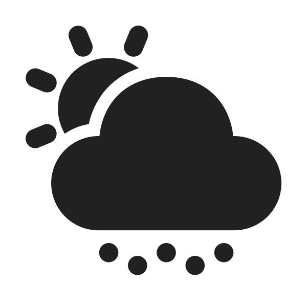 WeatherSnowShowerDay1 Svg File