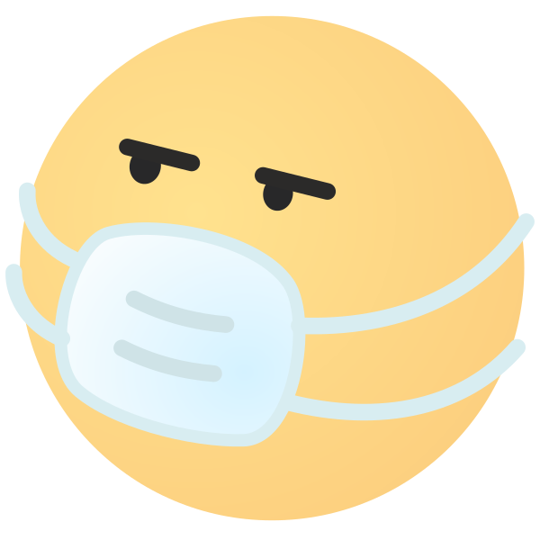 Emoji Emotion Face Feeling Sick Mask SVG File Svg File