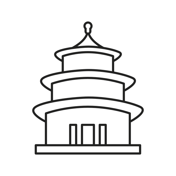China Temple Of Heaven Svg File