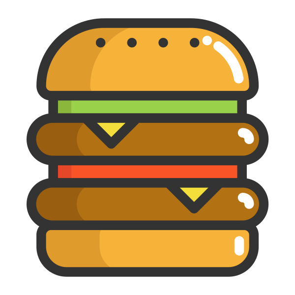 汉堡包Burger Svg File