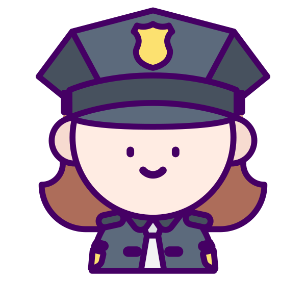 女警察 Svg File