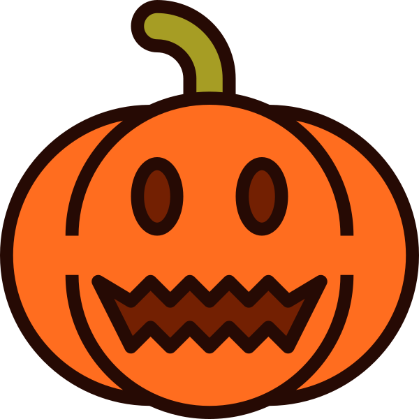 Emoji Pumpkin Halloween 6 Svg File
