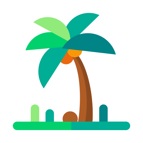 面性椰子树