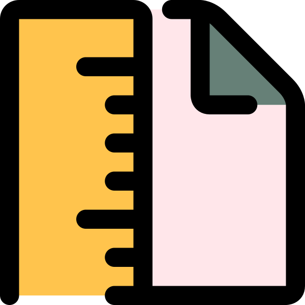 Paper Ruler Svg File