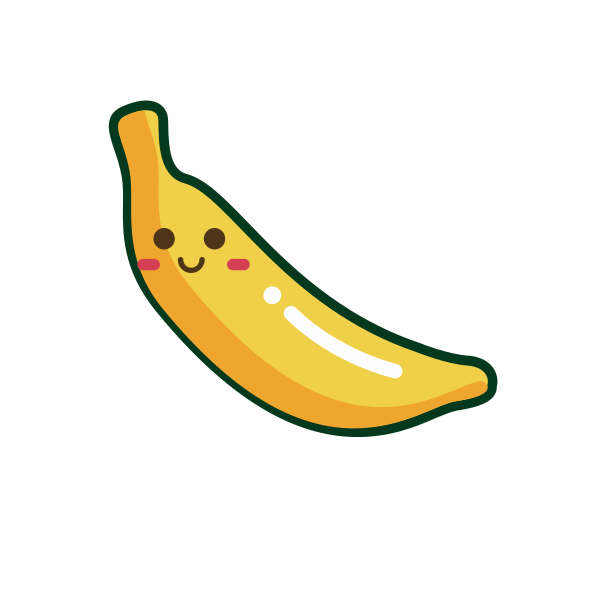 香蕉 Svg File