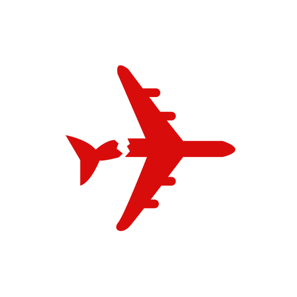 民用航空事故 Svg File