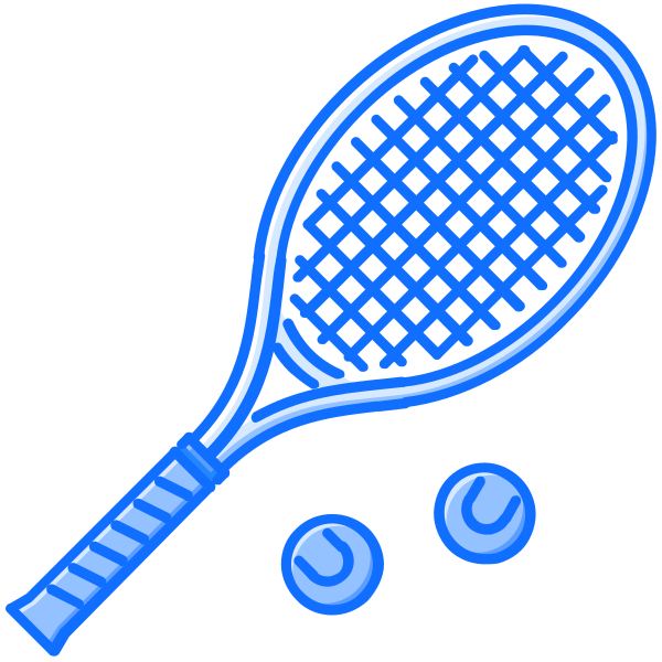 网球拍 Svg File
