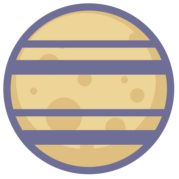 木星星球 Svg File