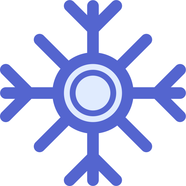 Sharp Icons Snowflake Svg File