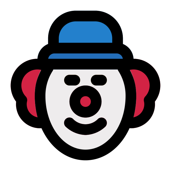 Character Circus Clown Svg File