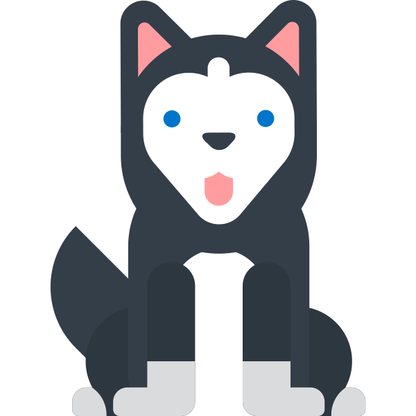 Siberian Husky Svg File