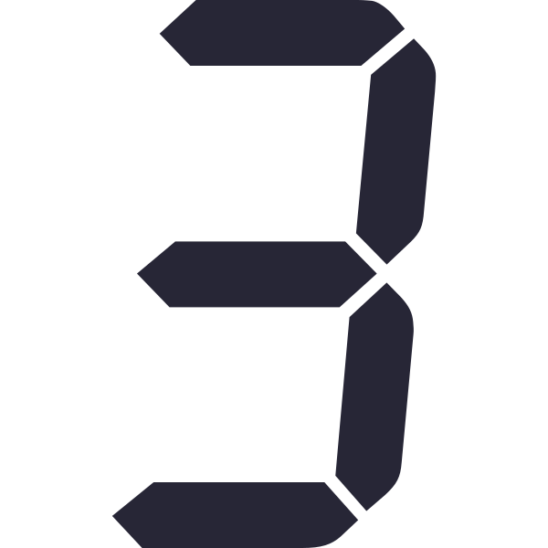 数字3 Svg File