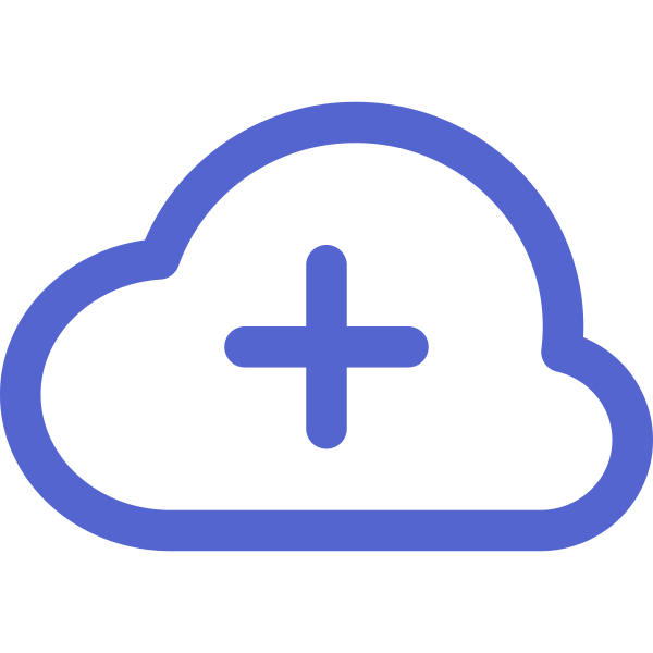 Sharp Icons Cloud Add Svg File