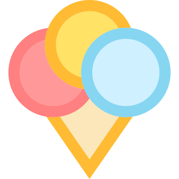 Icon Icecream Colour Svg File