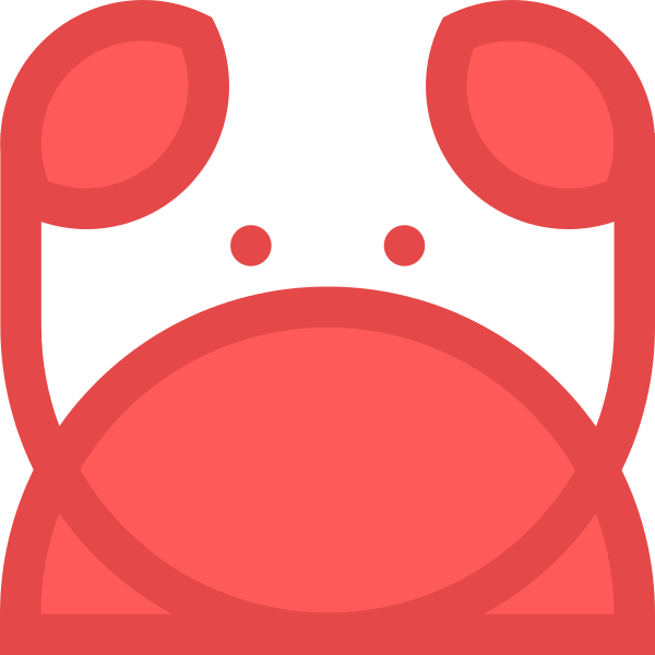 Icon Crab Coloured