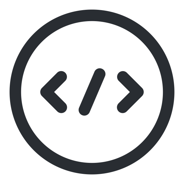 outlinecodecircle Svg File