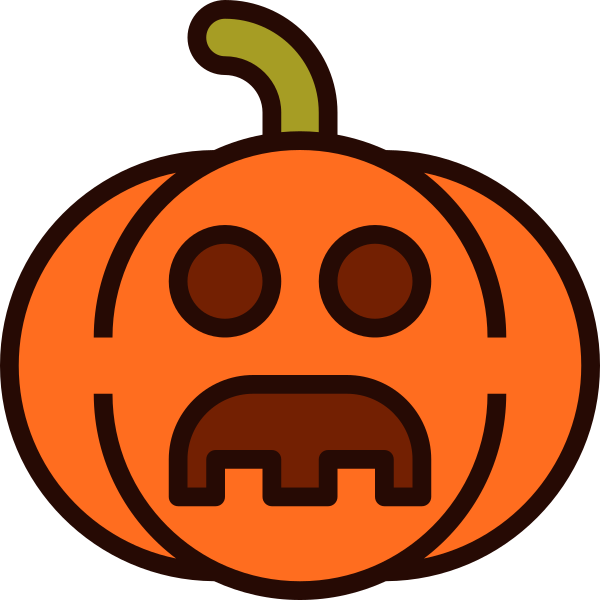 Emoji Pumpkin Halloween 38 Svg File