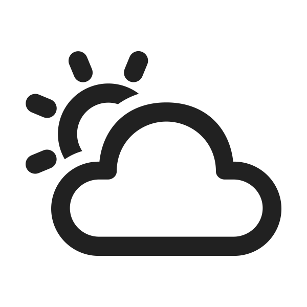 WeatherPartlyCloudyDay Svg File