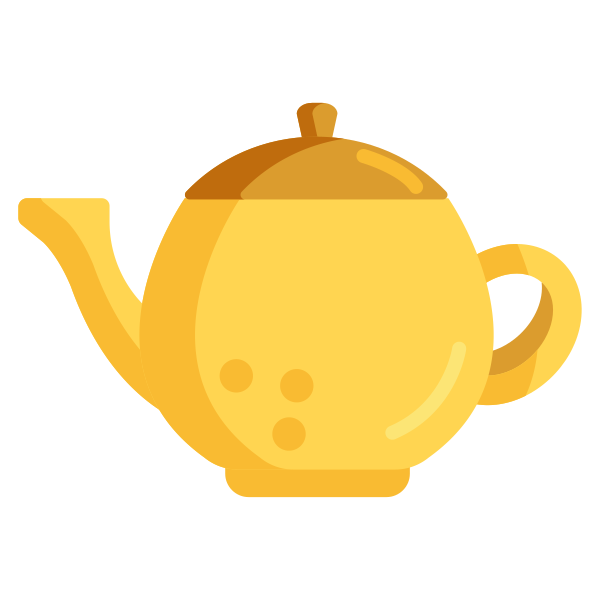 瓷茶壶 Svg File