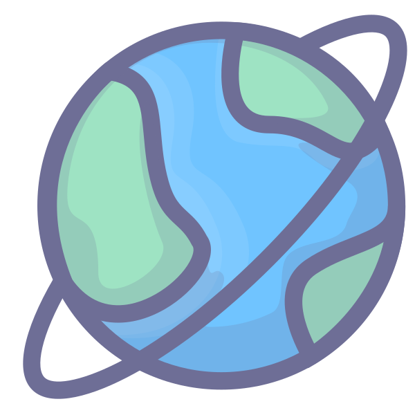 地球星球 Svg File
