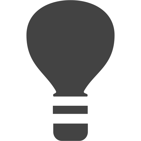 siglyphlightbulb Svg File