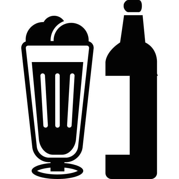 瓶装啤酒 Svg File