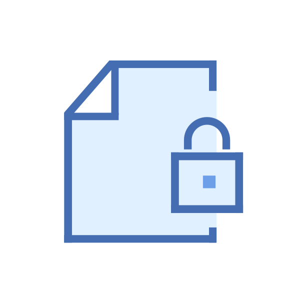 Document Lock SVG File Svg File