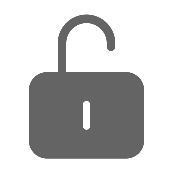 Unlock Security Padlock Svg File