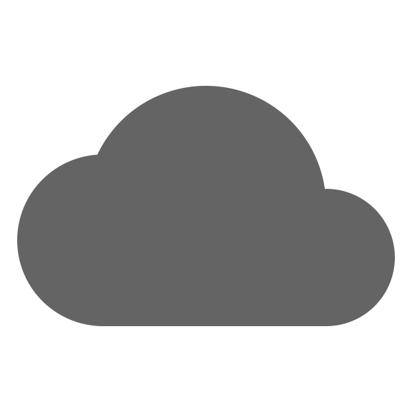 Cloud Storage Server Svg File