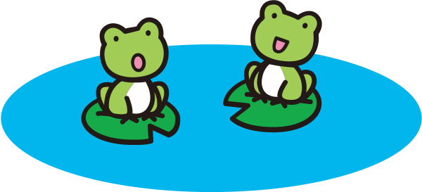 青蛙动物卡通可爱 Svg File