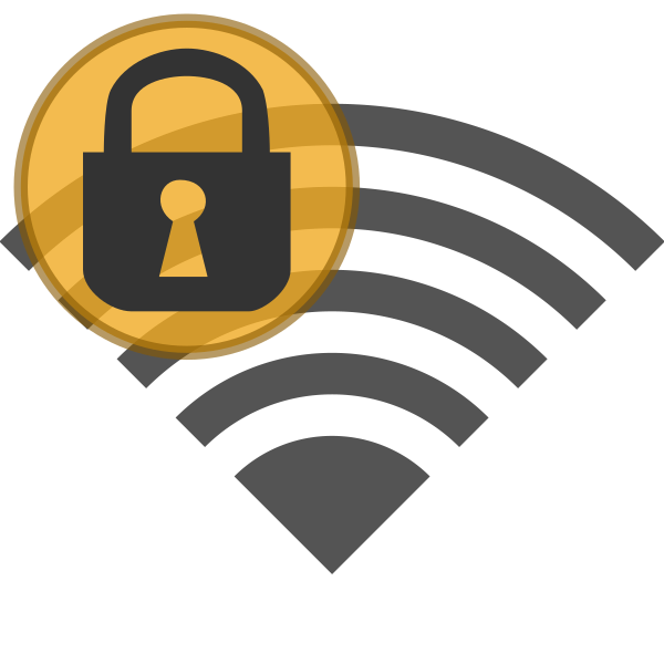 Network Wireless Encrypted Svg File