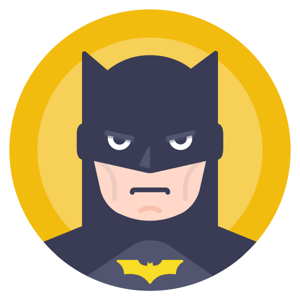 Avatar Batman Comics Svg File