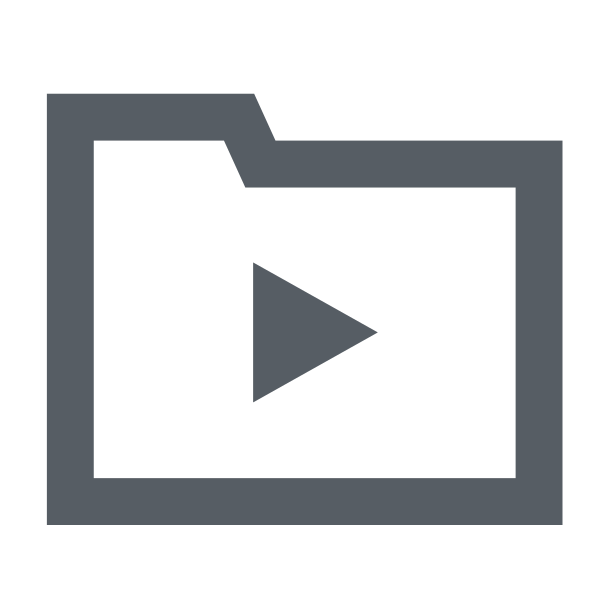 Movie Folder Svg File