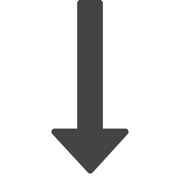 Long Arrow Down Svg File