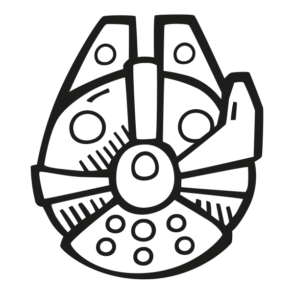 Millennium Falcon Svg File