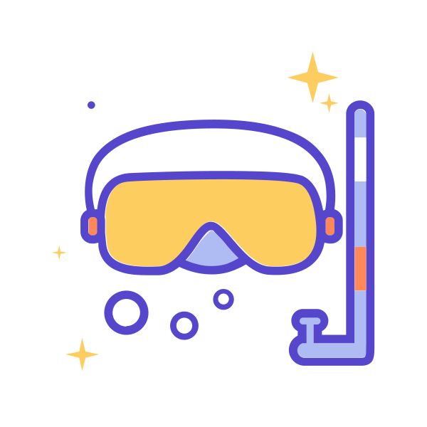 Diving Goggles SVG File