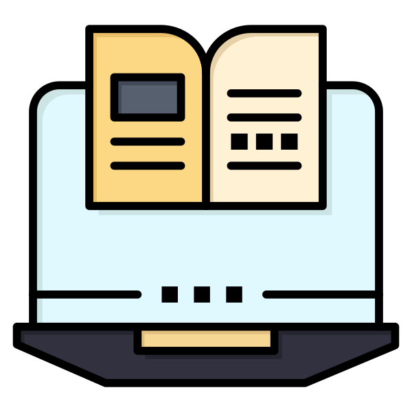 Book Computer Hardware Svg File