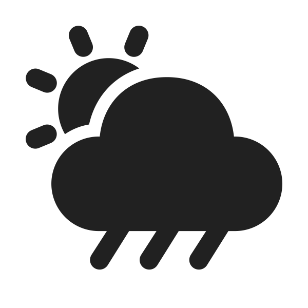 WeatherRainShowersDay1 Svg File