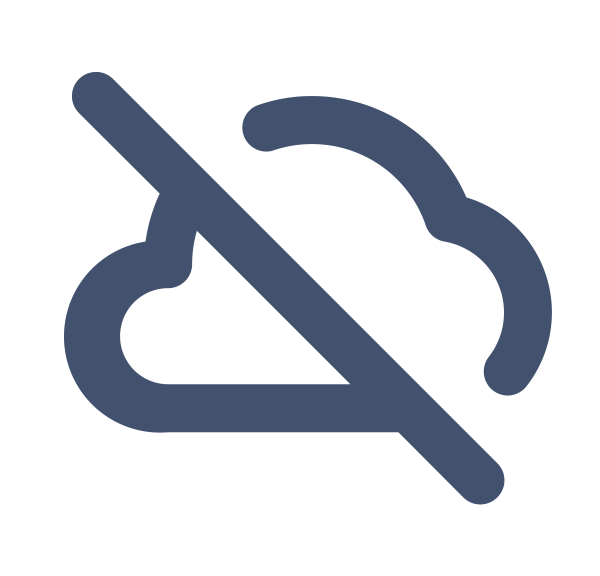 cloudslash Svg File