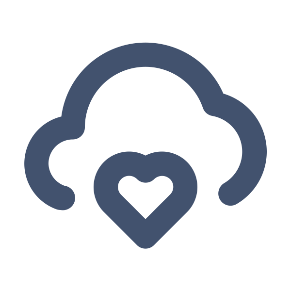 cloudheart Svg File