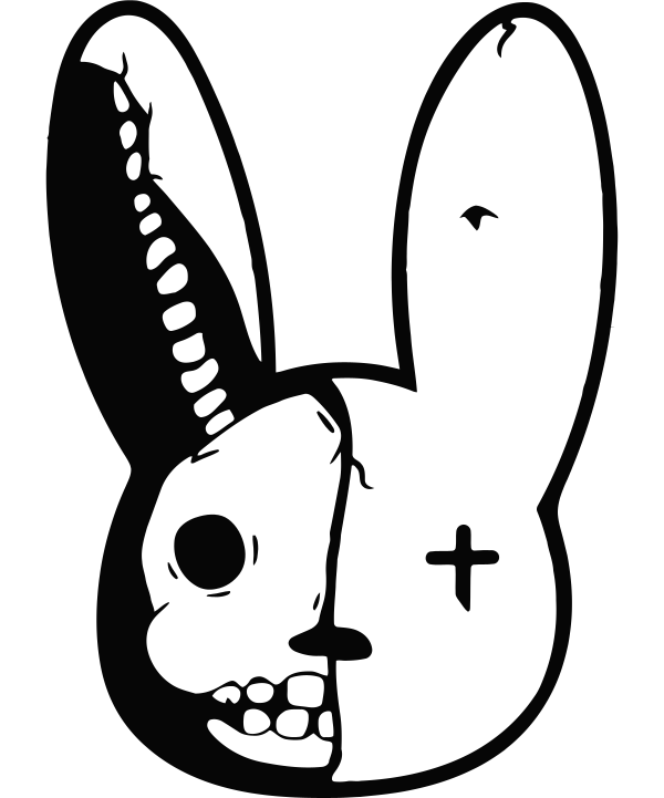 Bad Bunny Halloween 1 Logo Svg File