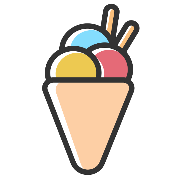 冰淇淋 Svg File