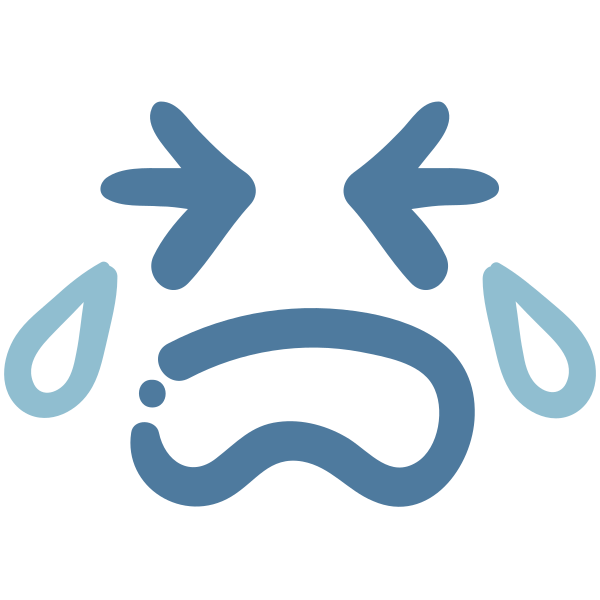 Crying Emoji Emoticon SVG File