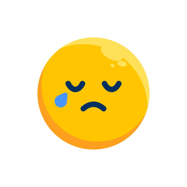 Crying Emoji Emoticon Emotion Sad Smiley SVG File