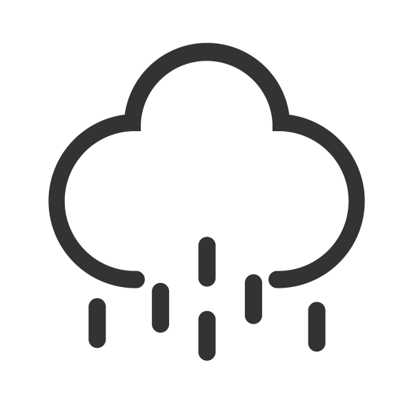 小雨 Svg File