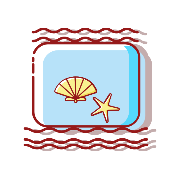 沙滩大海 Svg File