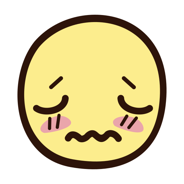 Disappointed Face SVG File