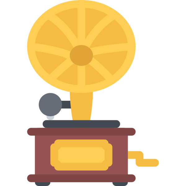 gramophone Svg File