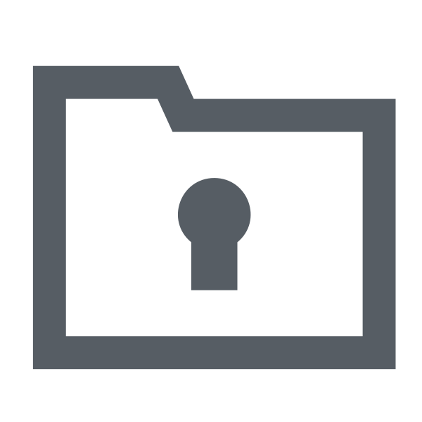 Secure Folder Svg File