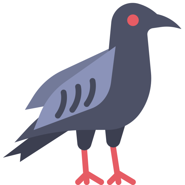 Raven Bird Svg File
